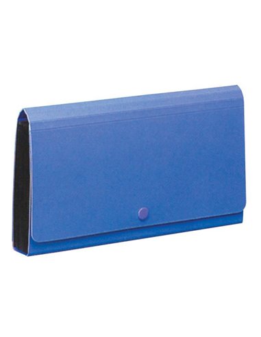 Comix αρχειοθήκη επιταγών PP μπλε Υ26.2x14.5x3εκ.