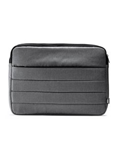 Τσάντα χειρός για laptop γκρι με μαύρο ρέλι Υ30x40x3,5εκ