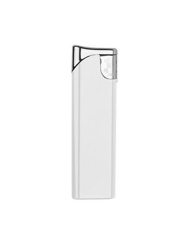 Αναπτήρας πλαστικός, ηλεκτρονικός λευκός 8x2,4εκ.