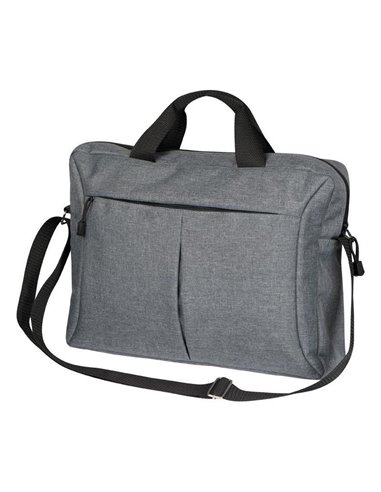 Τσάντα για λάπτοπ πολυεστέρα γκρι 39x9x29εκ