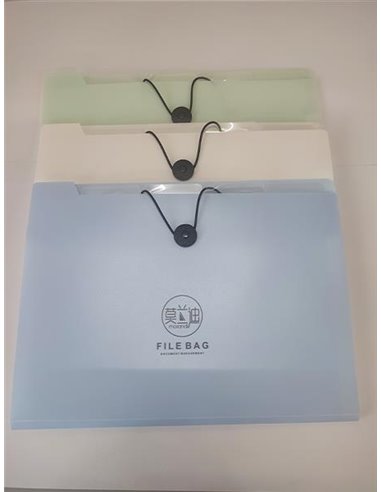 Αρχειοθήκη 6 θέσεων Α4 κοκτέηλ 3 χρώματα