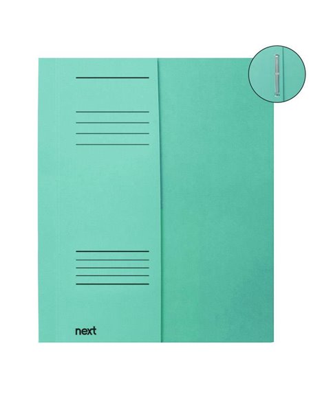 Next υποφάκελος με έλασμα μανίλα πράσινο ανοιχτό Υ31x25εκ.