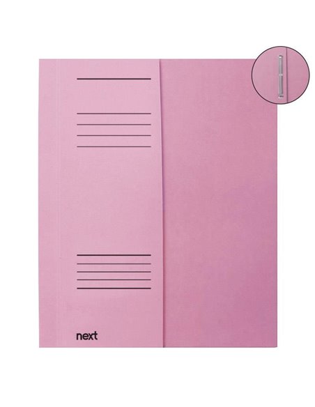 Next υποφάκελος με έλασμα μανίλα ροζ Υ31x25εκ.