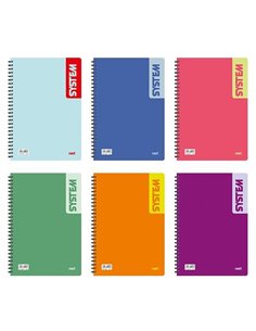 Next system τετράδιο σπιράλ 17x25εκ. 1θεμ.