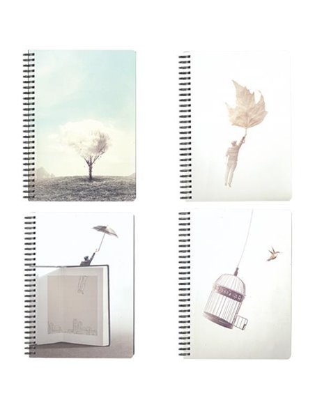 Next escape τετράδιο σπιράλ 17x25εκ. 3θεμ., 105φ.