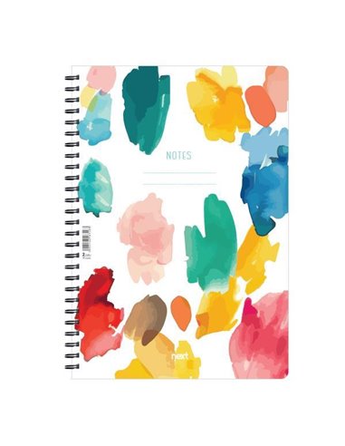 Next trends watercolour τετράδιο σπιράλ 2 θέματα 70 φύλλα 21x29εκ.