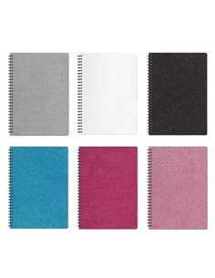 Next glitter τετράδιο σπιράλ 17x25εκ. 2θεμ. 70φ.