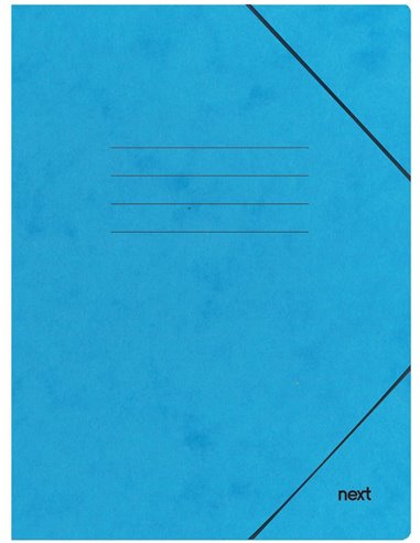 Next φάκελος με λάστιχο πρεσπάν γαλάζιος Υ35x25x0εκ. Δυνατότητα εκτύπωσης