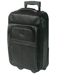 Esselte δερμάτινη τσάντα ταξιδίου τροχήλατη