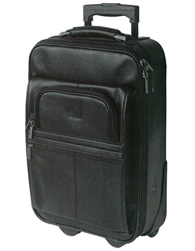 Esselte δερμάτινη τσάντα ταξιδίου τροχήλατη