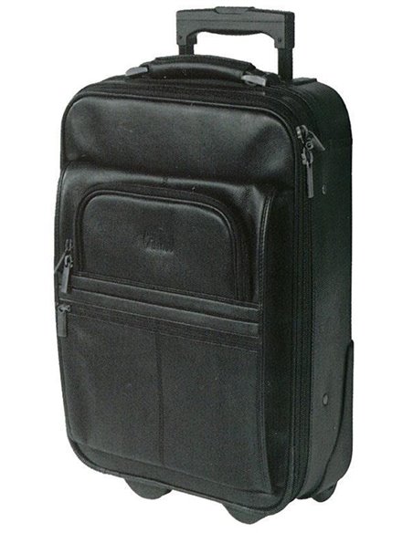 Esselte δερμάτινη τσάντα ταξιδίου τροχήλατη