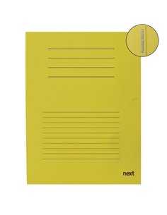 Next φάκελος με έλασμα μανίλα κίτρινος Υ31x24εκ.