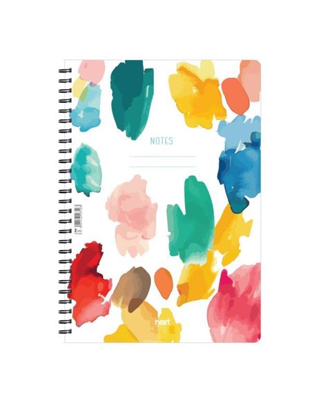 Next trends watercolour τετράδιο σπιράλ 3 θέματα 105 φύλλα 21x29εκ.