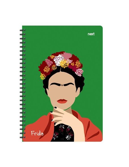 Next trends Frida τετράδιο σπιράλ 3 θέματα 105 φύλλα 17x25εκ.