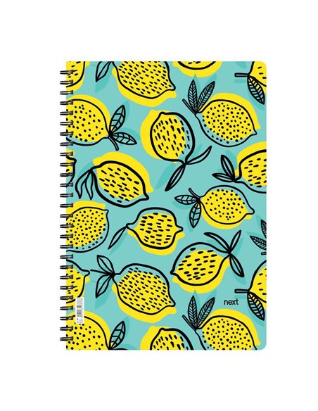 Next trends lemons τετράδιο σπιράλ 2 θέματα 70 φύλλα 21x29εκ.