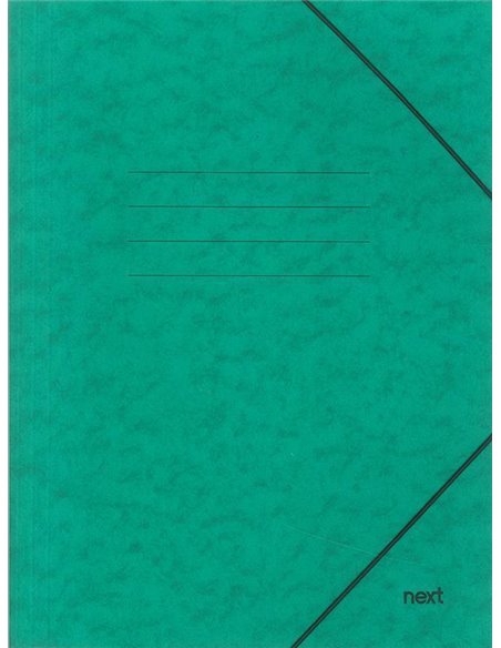Next φάκελος με λάστιχο πρεσπάν πράσινος Υ35x25x0εκ.  Δυνατότητα εκτύπωσης