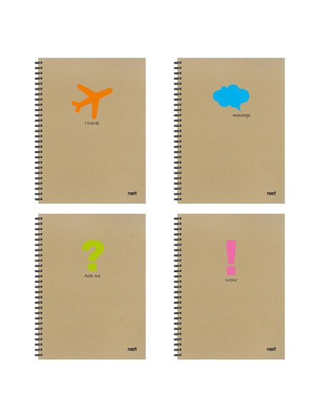 Next message τετράδιο σπιράλ 17x25εκ. 1θεμ.