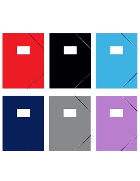 Next φάκελος με λάστιχο (το τοποθετείτε μόνοι) από ανακυκλωμένο χαρτόνι 400γρ. 6 χρώματα κοκτέηλ Υ35x25x0εκ.