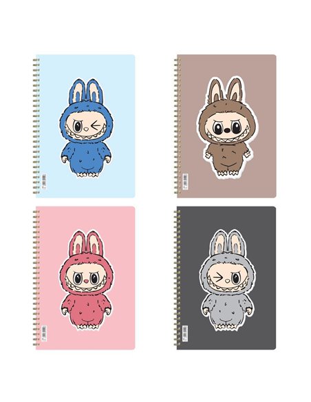 Next Bubu τετράδιο σπιράλ 2 θέματα 70 φύλλα 17x25εκ.