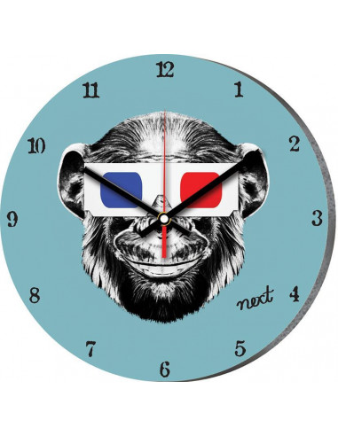 Νext ρολόι Ø31εκ. "πίθηκος"