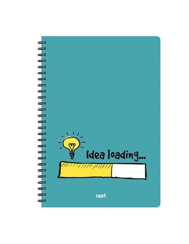 Next trends idea τετράδιο σπιράλ 3 θέματα 105 φύλλα 21x29εκ.