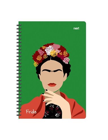 Next trends Frida τετράδιο σπιράλ 3 θέματα 105 φύλλα 21x29εκ.