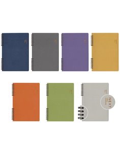 Next Gold τετράδιo σπιράλ 17x25εκ. 3θεμ., 105φ.