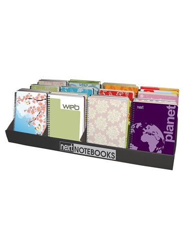 Next επιτραπέζιο σταντ τετραδίων Υ77x25x12εκ.