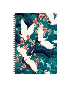 Next trends crane τετράδιο σπιράλ 2 θέματα 70 φύλλα 21x29εκ.
