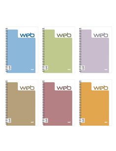 Next web τετράδιο σπιράλ 17x25εκ. 1θεμ.