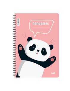 Next trends panda τετράδιο σπιράλ 3 θέματα 105 φύλλα 21x29εκ.