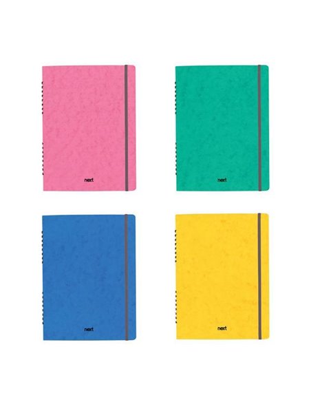 Next Prespan τετράδιo με κρυφό σπιράλ 21x29εκ. 3θεμ., 105φ.