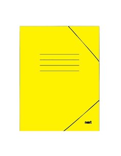 Next φάκελος με λάστιχο κίτρινος Υ35x25εκ.