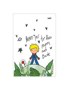 Next trends little prince τετράδιο καρφίτσα 17x25εκ. 40φ.