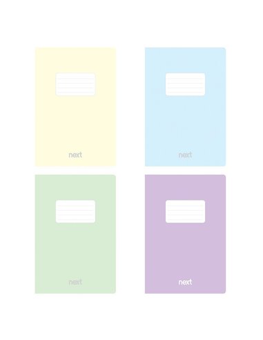 Next τετράδιο καρφίτσα Pastel 17x25εκ. 40φυλ.