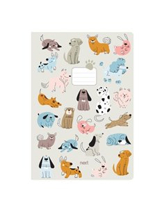 Next trends dogs τετράδιο καρφίτσα 17x25εκ. 40φ.