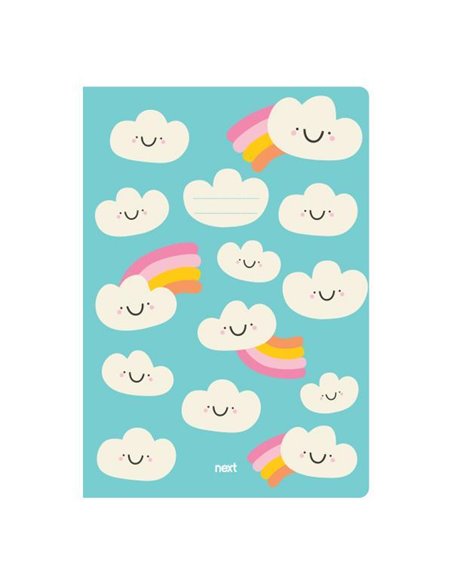 Next trends clouds τετράδιο καρφίτσα 17x25εκ. 40φ.