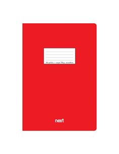 Next τετρ. καρφίτσα κόκκινο 21x29εκ. 50φυλ.