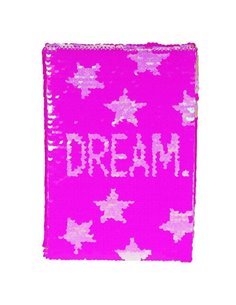Τετράδιο με παγιέτες, Dream, 80 φύλλα, 15x21 εκ.