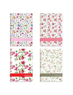 Next romantic τετράδιο δετό 14x21εκ. 4Θ. 256σελ.