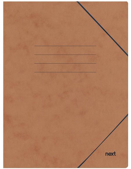 Next φάκελος με λάστιχο πρεσπάν καφέ Υ35x25x0εκ.  Δυνατότητα εκτύπωσης