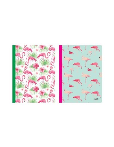 Next flamingo 360° τετράδιο flexi 17x25εκ.128σελ. 2θ