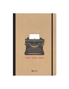 Next trends typing τετράδιο flexi λάστιχο 17x25εκ. 2θεμ. 80φ.