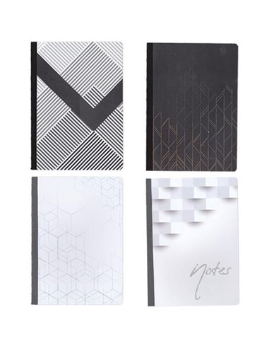 Next τετράδιο fine lines flexi 17x25εκ. 2θεμ. 80φ.