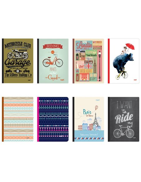 Next gallery 360° τετράδιο flexi 21x29εκ. 2θεμ. 128σελ.