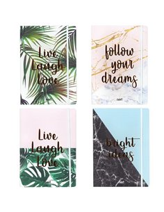 Next τετράδιο elegant flexi 17x25εκ. 2θεμ. 80φ.