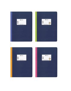 Next  τετράδιο flexi ριγέ μπλε σκούρο 17x25εκ. 50φ.