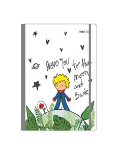 Next trends little prince τετράδιο flexi λάστιχο 17x25εκ. 2θεμ. 80φ.