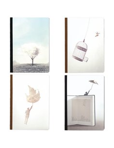 Next τετράδιο escape flexi 21x29εκ. 2θεμ. 80φ.