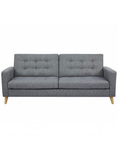 Soho καναπές-κρεβάτι τριθέσιος γκρι Υ81x201x90εκ.